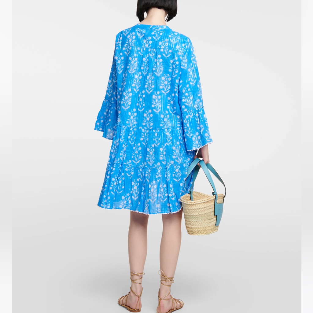 Juliet Dunn Sapphire/Silver Mini Dress. M. Nwt. — image 4 of 8